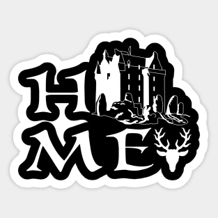 Castle Leod Home Sticker